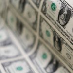 Notas de dólar, moeda dos Estados Unidos