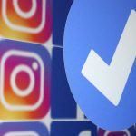 Logotipo da Meta, dona do Facebook e do Instagram