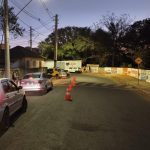 Fiscalização da Polícia Militar com motocicletas abordadas no Norte Pioneiro