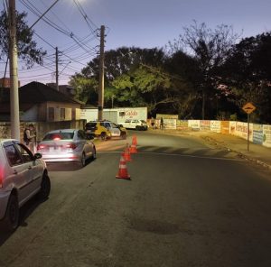 Fiscalização da Polícia Militar com motocicletas abordadas no Norte Pioneiro