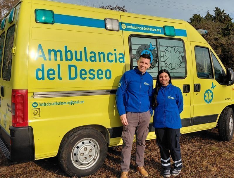 Ambulância do Desejo chega à Argentina para realizar sonhos de terminais