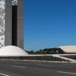 O presidente Lula em encontro com os presidentes do Senado e da Câmara