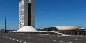 O presidente Lula em encontro com os presidentes do Senado e da Câmara
